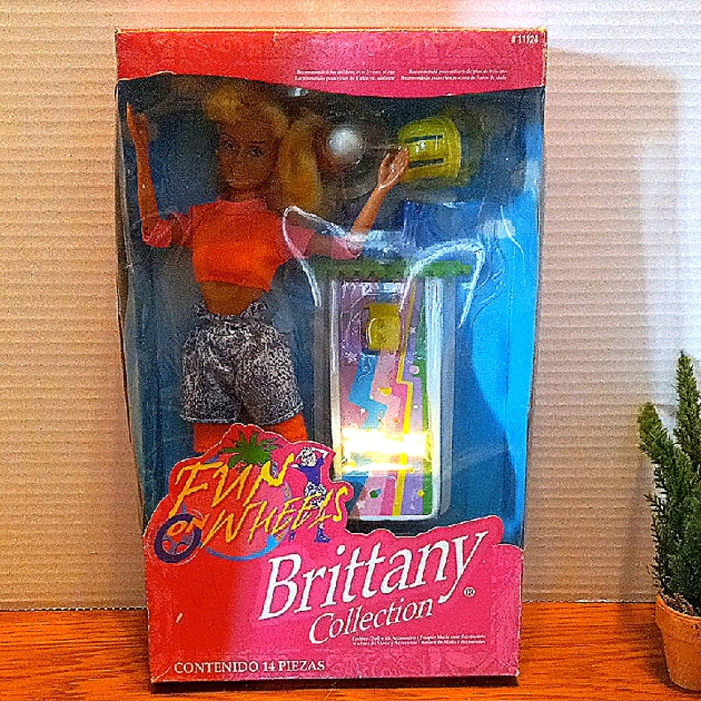 Rare Vintage Fun Wheels Brittany Collection Doll